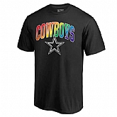 Men's Dallas Cowboys NFL Pro Line by Fanatics Branded Black Big & Tall Pride T-Shirt,baseball caps,new era cap wholesale,wholesale hats
